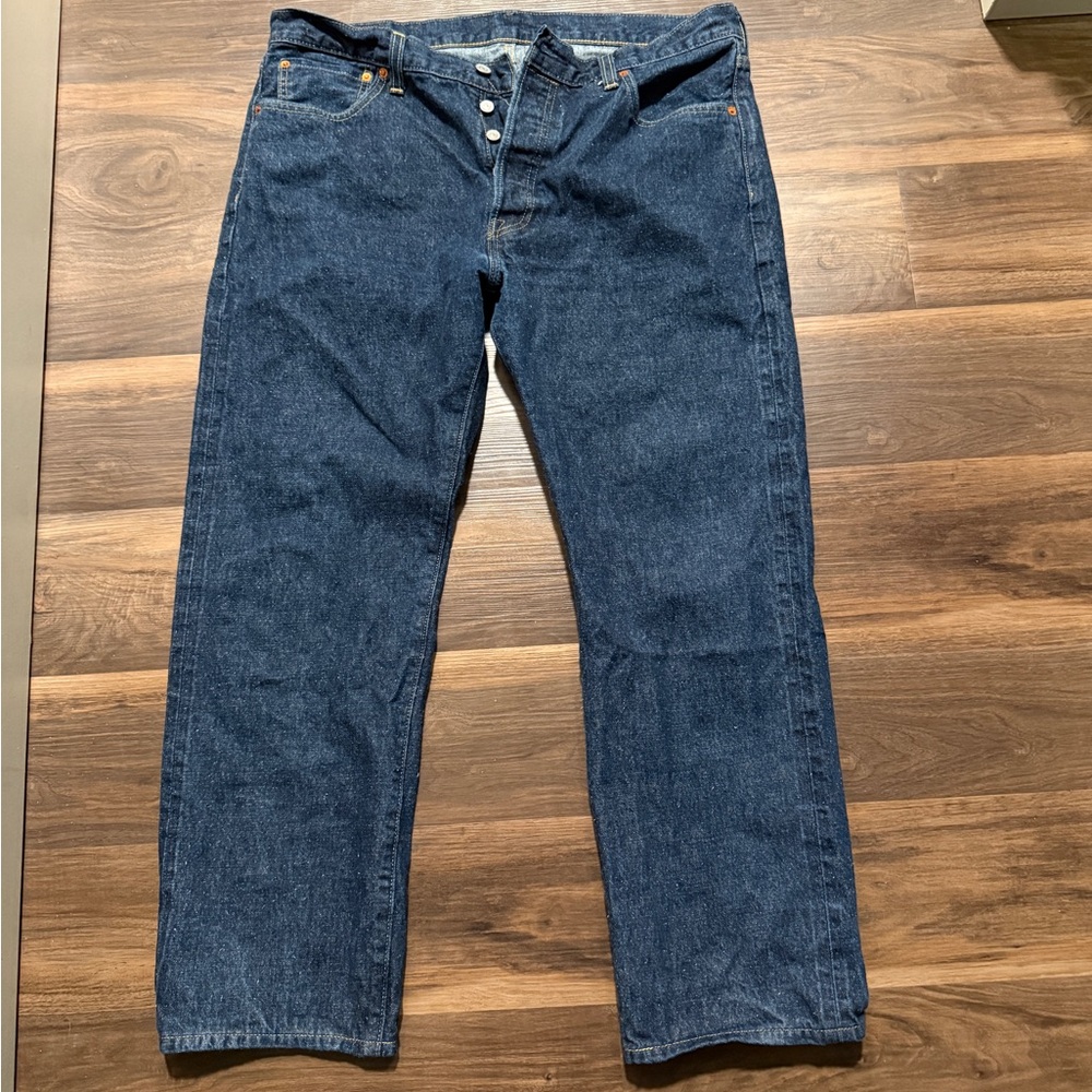 Levi's Premium 501 Selvage Blue Straight Denim